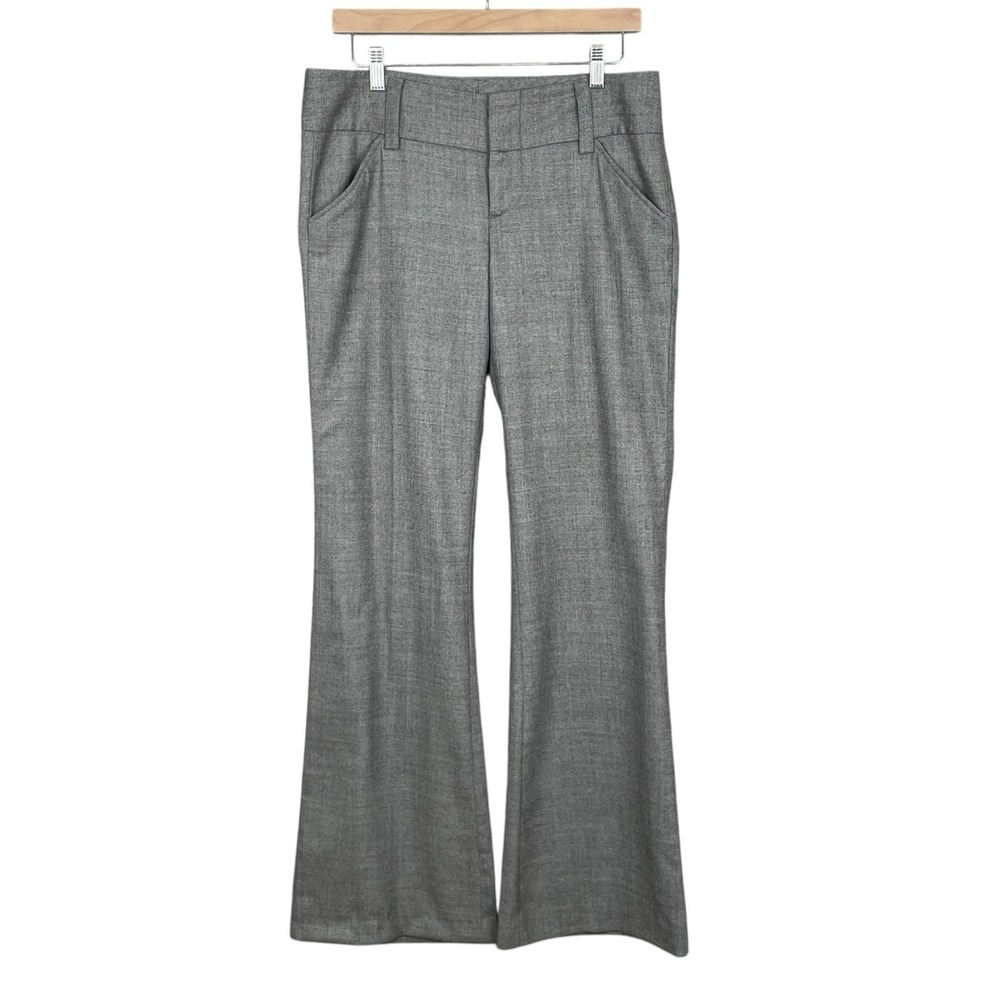 Alice Olivia Wide Leg Wool Dress Pants Womens‎ 8 Quiet Luxury Minimalist Office